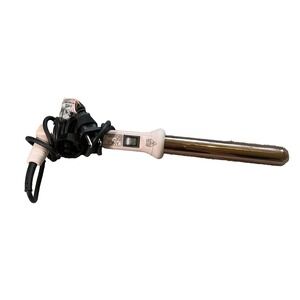 L'ange Hair Curling Wand HT015B Lange Curling Iron 1 Inch Titanium Pink- WORKS